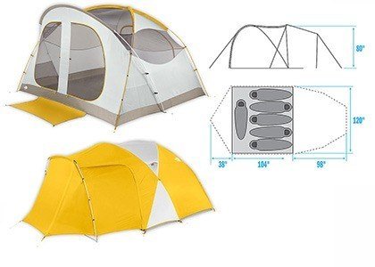 north face kaiju 6 person tent