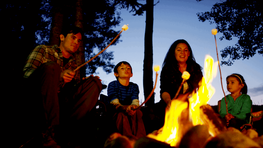 Family Camping Ideas smores