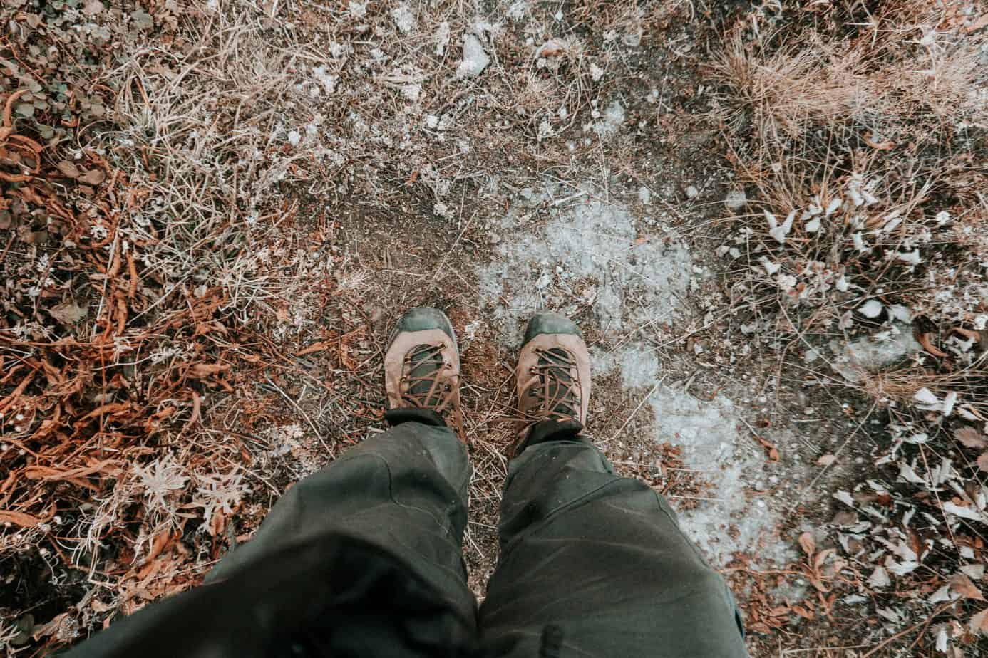 hiking cargo pants POV