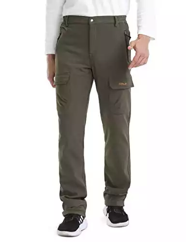 Nonwe Men's Quick Dry Waterproof Fleece Snow Hiking Pants | Amazon