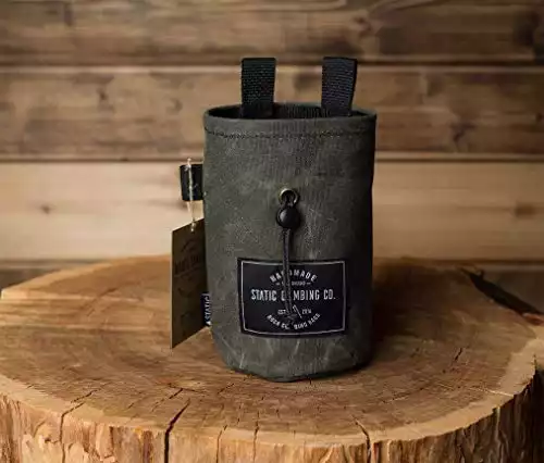 STATIC Waxed Canvas Chalk Bag