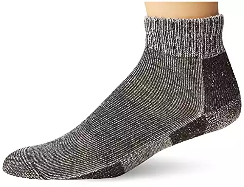 Thorlos Unisex TRMX Trail Running Thick Padded Ankle Sock, Charcoal, XLarge